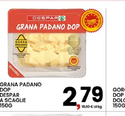 Grana Padano DOP Despar a scaglie