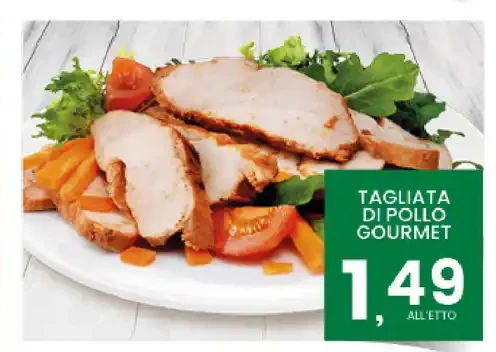 Tagliata di pollo gourmet