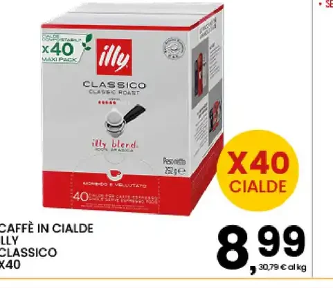 Caffè in cialde Illy Classico