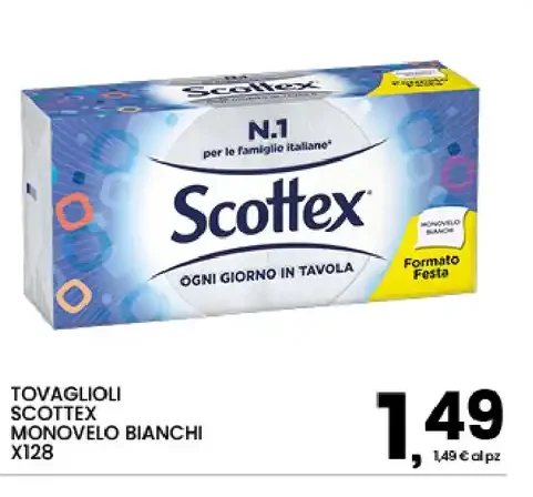 Tovaglioli Scottex Monovelo