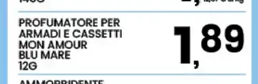 Profumatore per armadi e cassetti Mon Amour Blu Mare