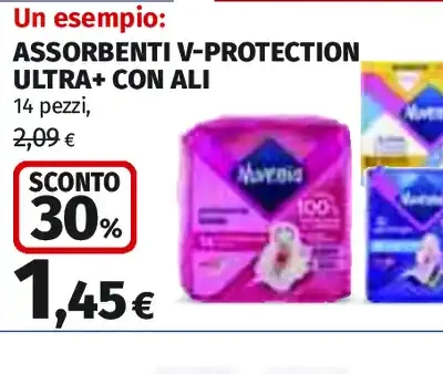 Assorbenti V-Protection Ultra+ con ali
