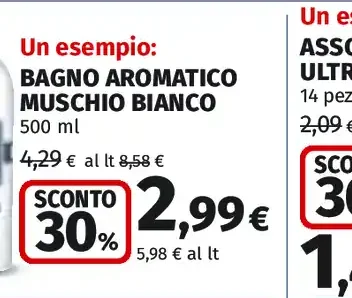 Bagno aromatico muschio bianco