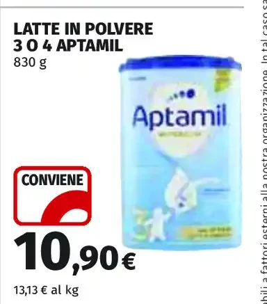 Latte in polvere Aptamil