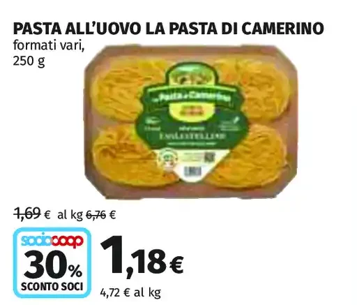 Pasta all'uovo La Pasta di Camerino