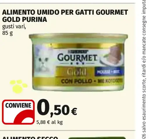 Alimento umido per gatti Gourmet Gold Purina