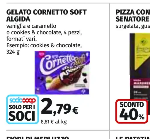 Gelato Cornetto Soft Algida
