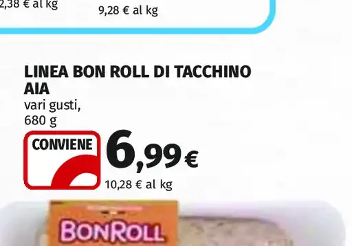 Linea Bon Roll di tacchino Aia