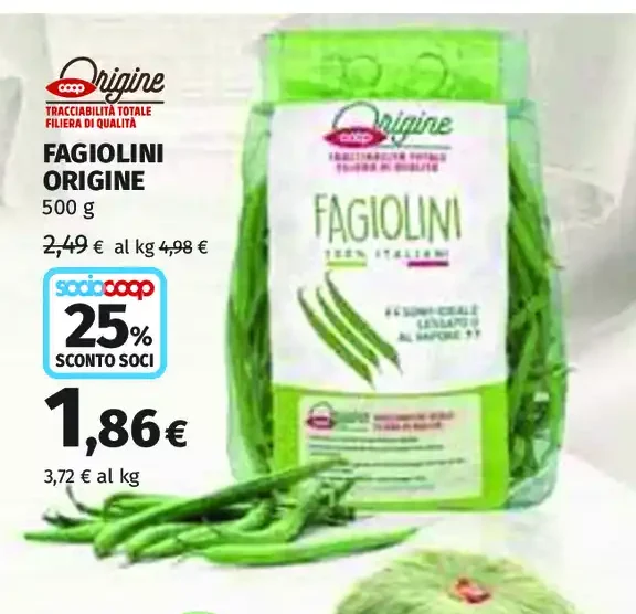 Fagiolini Origine