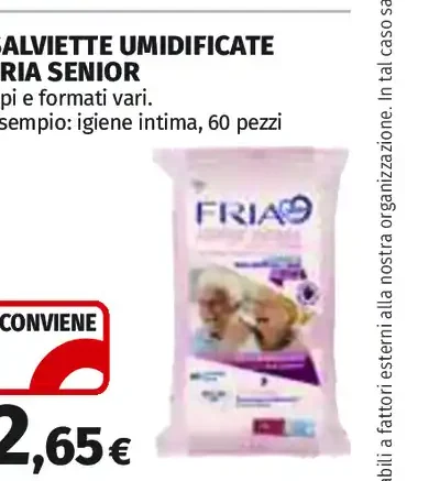 Salviette umidificate Fria Senior