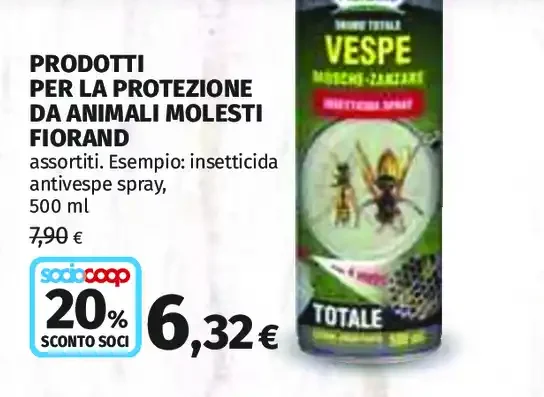 Prodotti per la protezione da animali molesti Fiorand