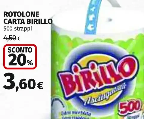 Rotolone carta birillo
