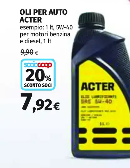 Oli per auto Acter