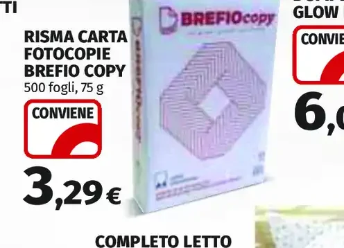 Risma carta fotocopie Brefio Copy