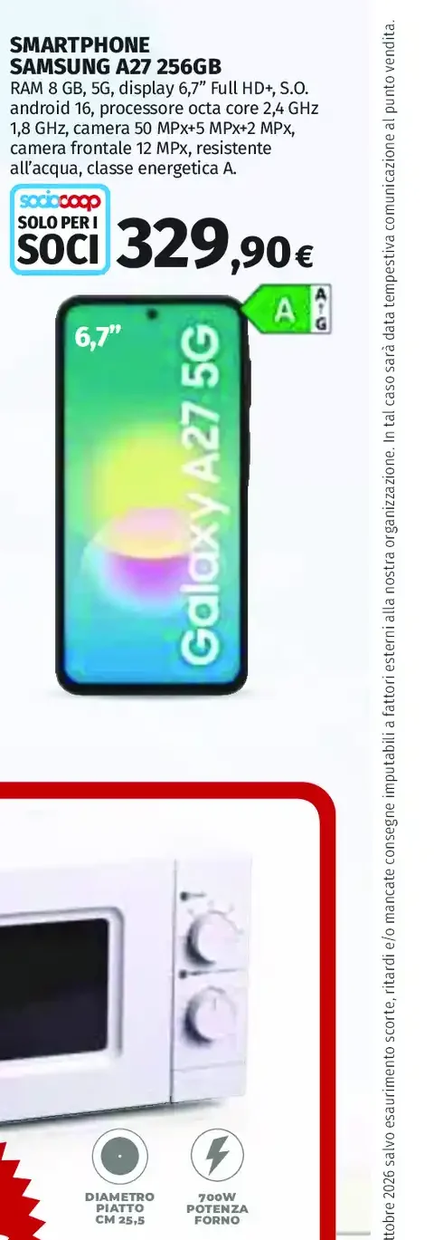 Smartphone Samsung Galaxy A27 256GB