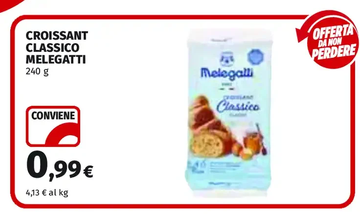 Croissant classico Melegatti