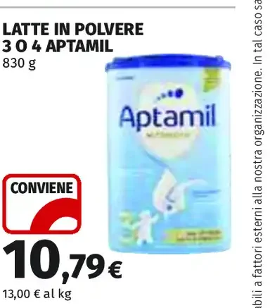 Latte in polvere Aptamil