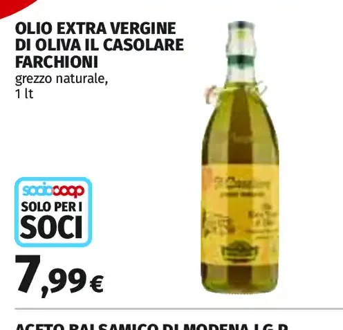 Olio extra vergine di oliva Il Casolare Farchioni