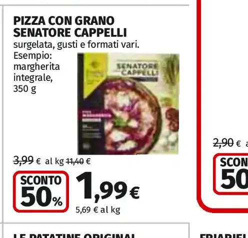 Pizza con grano Senatore Cappelli