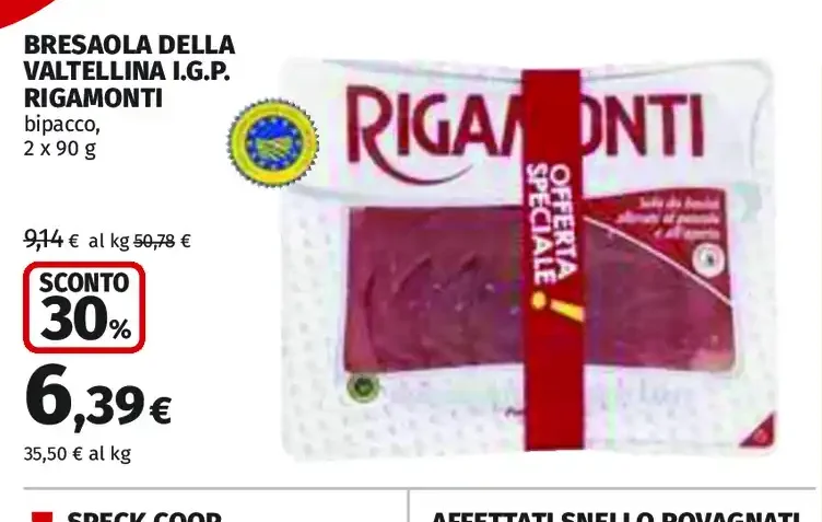 Bresaola della Valtellina I.G.P. Rigamonti