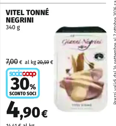 Vitel tonné Negrini
