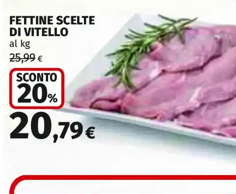 Fettine scelte di vitello