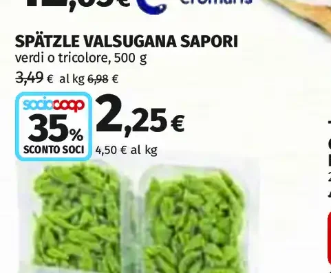 Spätzle Valsugana Sapori