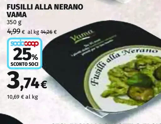 Fusilli alla Nerano Vama