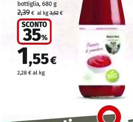 Passata di pomodoro bio Masseria Mosti