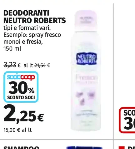 Deodoranti Neutro Roberts