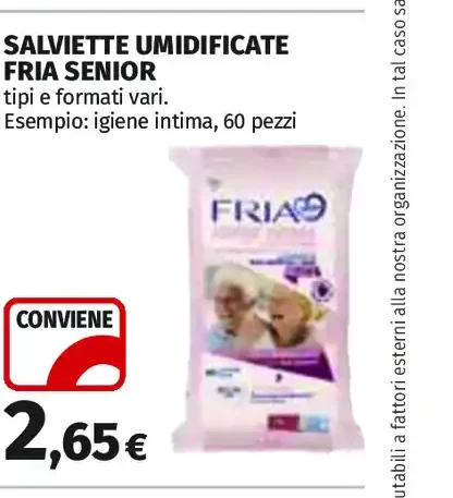 Salviette umidificate Fria Senior