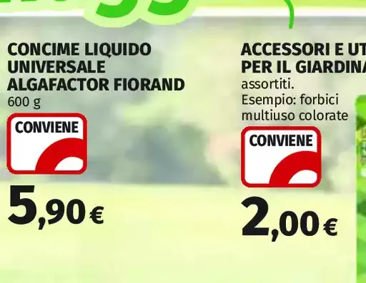 Concime liquido universale Algafactor Fiorand