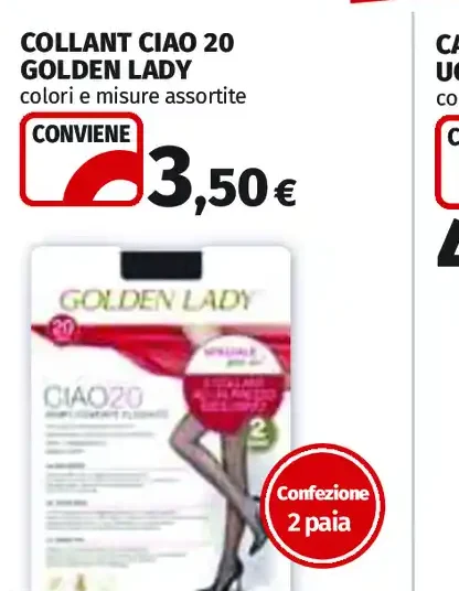 Collant Ciao 20 Golden Lady