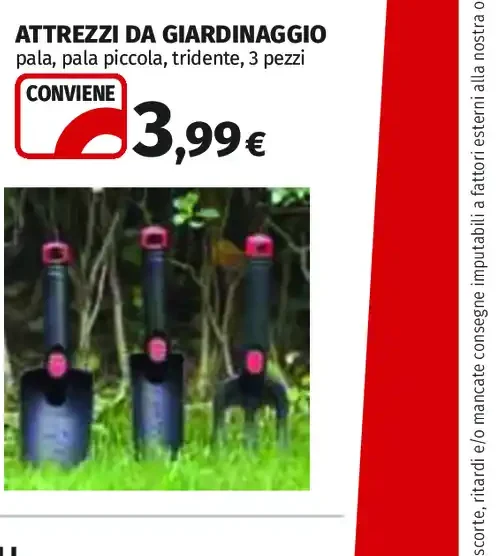 Attrezzi da giardinaggio