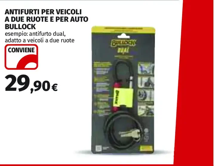 Antifurto Bullock per veicoli