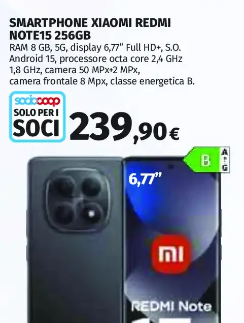 Smartphone Xiaomi Redmi Note 15