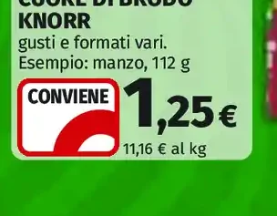 Cuore di brodo Knorr