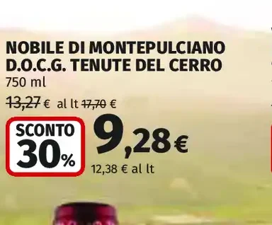 Nobile di Montepulciano D.O.C.G. Tenute del Cerro