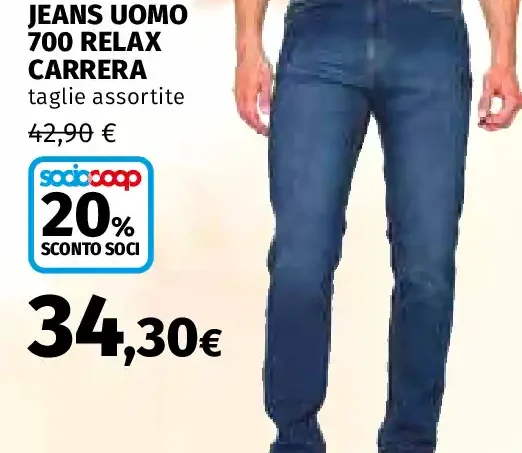 Jeans uomo 700 Relax Carrera