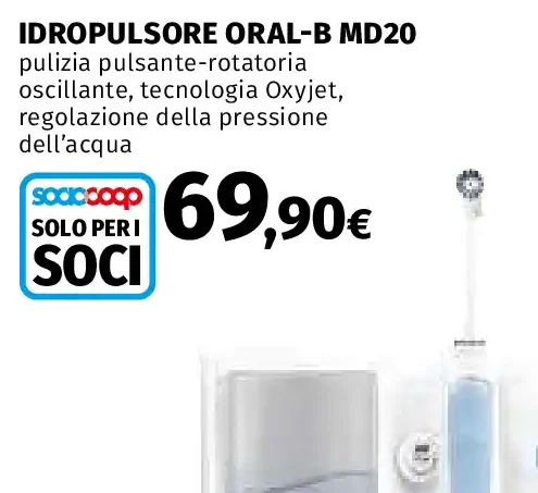 Idropulsore Oral-B MD20