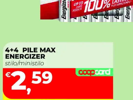 Pile Max Energizer 4+4