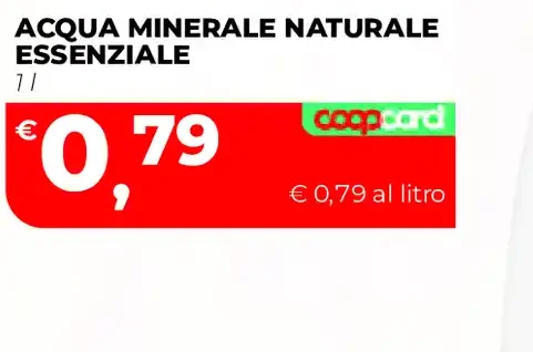 Acqua minerale naturale Essenziale