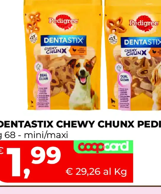 Dentastix Chewy Chunx Pedigree