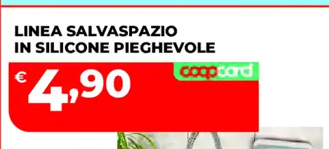 Linea salvapazio in silicone pieghevole