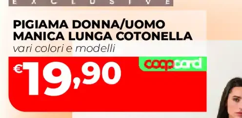 Pigiama donna/uomo manica lunga Cotonella