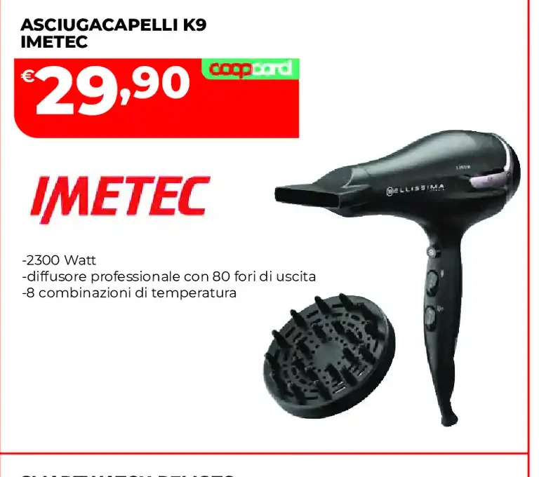 Asciugacapelli K9 Imetec