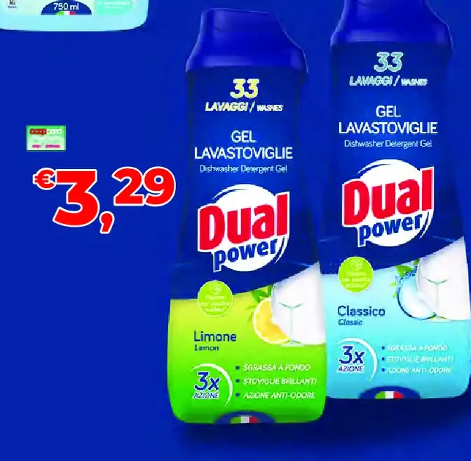 Dual Power gel lavastoviglie