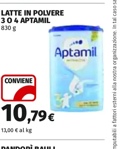 Latte in polvere Aptamil