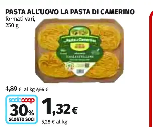Pasta all'uovo La Pasta di Camerino