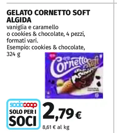 Gelato Cornetto Soft Algida